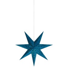 Markslöjd 705482 - Kalėdų dekoracija VELOURS 1xE14/25W/230V mėlyna