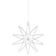 Markslöjd 705750 - LED kalėdinė dekoracija GLEAM LED/0,6W/3xAA sidabras