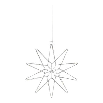 Markslöjd 705750 - LED kalėdinė dekoracija GLEAM LED/0,6W/3xAA sidabras