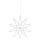 Markslöjd 705750 - LED kalėdinė dekoracija GLEAM LED/0,6W/3xAA sidabras