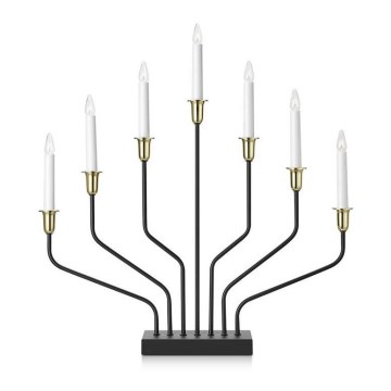Markslöjd 705758 - Kalėdinė žvakidė BROSA XL 7xE10/3W/230V