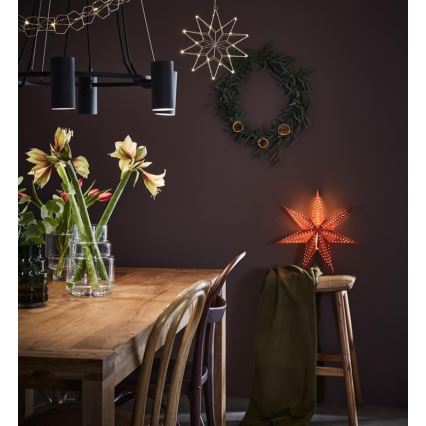 Markslöjd 705758 - Kalėdinė žvakidė BROSA XL 7xE10/3W/230V