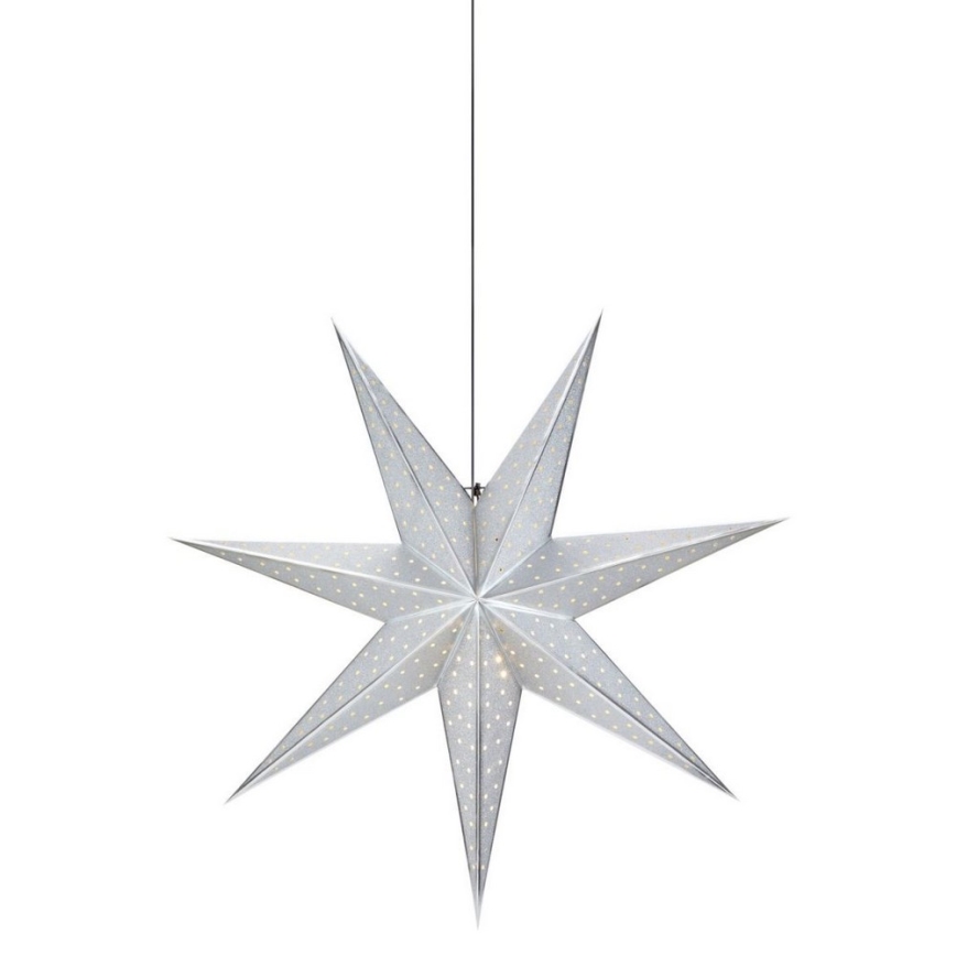 Markslöjd 705769 - Kalėdų dekoracija GLITTER 1xE14/25W/230V diametras 45 cm sidabras