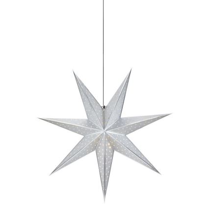 Markslöjd 705788 - Kalėdinė dekoracija GLITTER 1xE14/25W/230V d. 75 cm sidabras