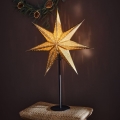 Markslöjd 705795 - Kalėdinė dekoracija GLITTER 1xE14/25W/230V 65 cm juoda/aukso