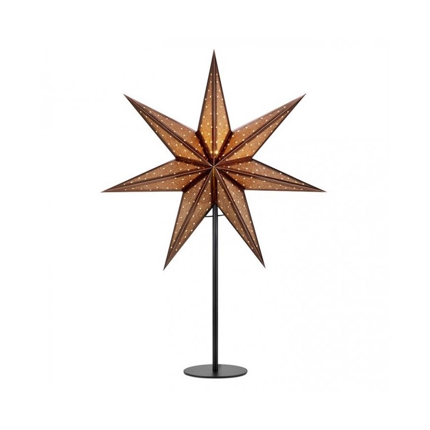 Markslöjd 705796 - Kalėdinė dekoracija GLITTER 1xE14/25W/230V 65 cm bronzos/juoda