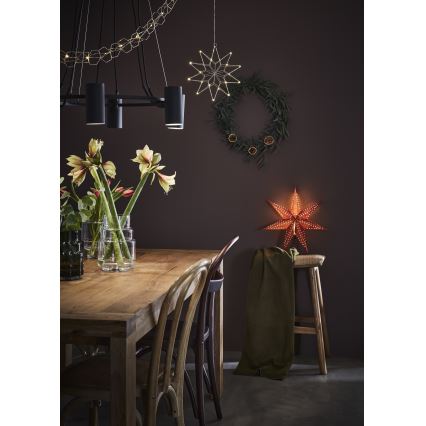 Markslöjd 705807 - Kalėdinė dekoracija EMBLA 1xE14/6W/230V pr. 45 cm raudona