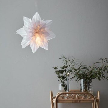 Markslöjd 705836 - Kalėdinė dekoracija NEELA 1xE14/25W/230V, skersmuo 43 cm, balta