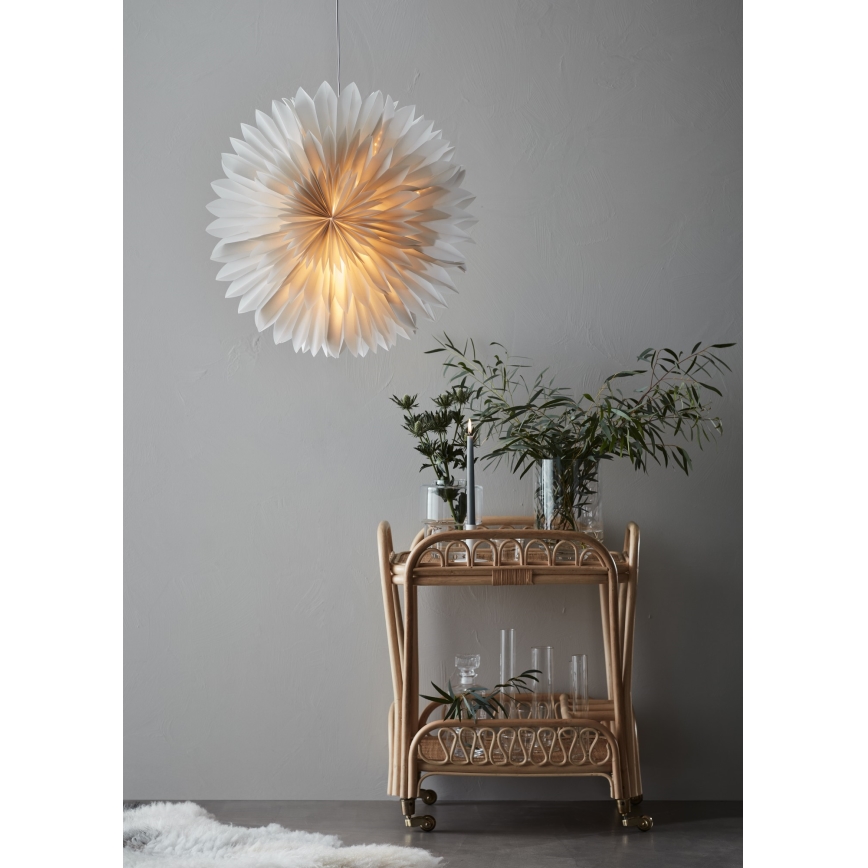Markslöjd 705841 - Kalėdų dekoracija SOLINA 1xE14/25W/230V diametras 60 cm balta