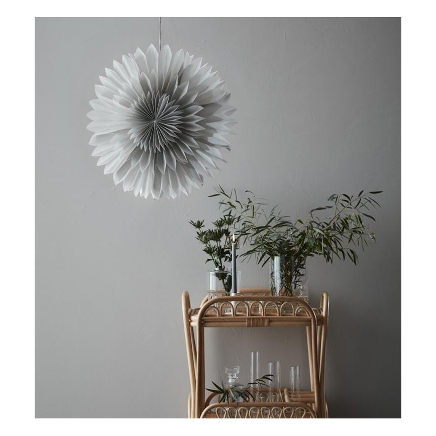 Markslöjd 705841 - Kalėdų dekoracija SOLINA 1xE14/25W/230V diametras 60 cm balta