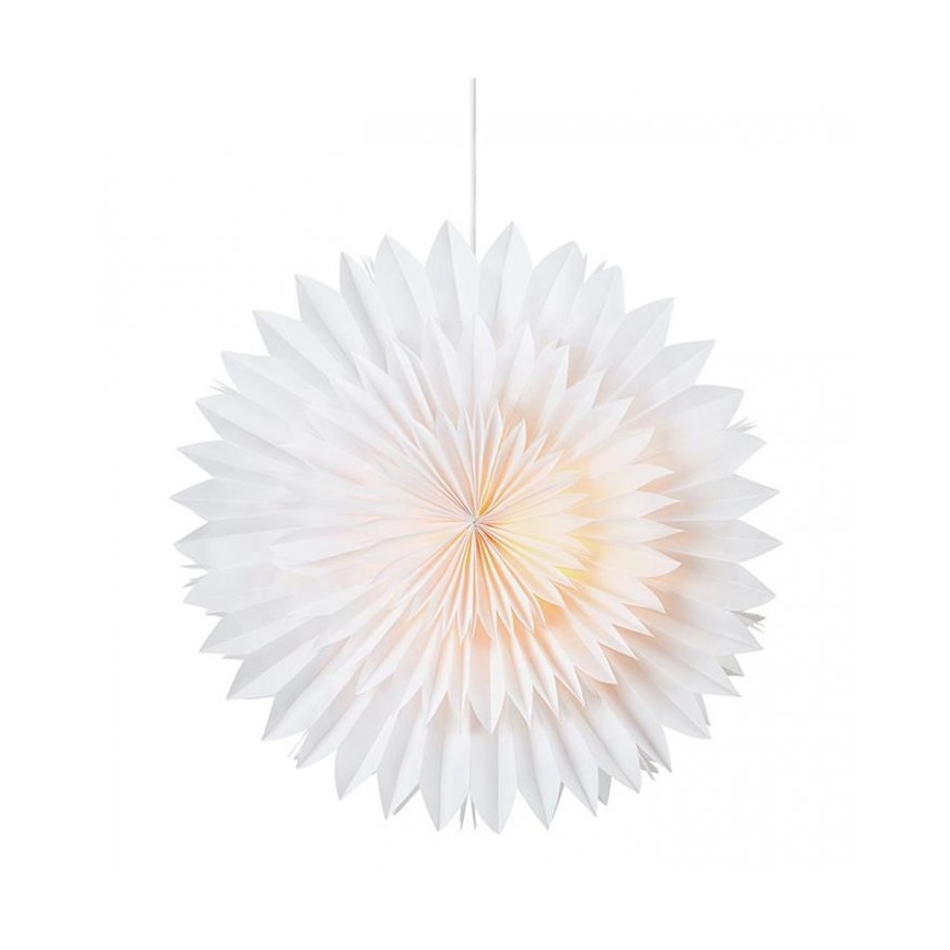 Markslöjd 705842 - Kalėdinė dekoracija SOLINA 1xE14/25W/230V d. 48 cm balta