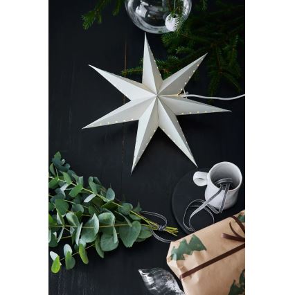 Markslöjd 705929 - Kalėdinė dekoracija LIVELY 1xE14/6W/230V skersmuo 45 cm pilka