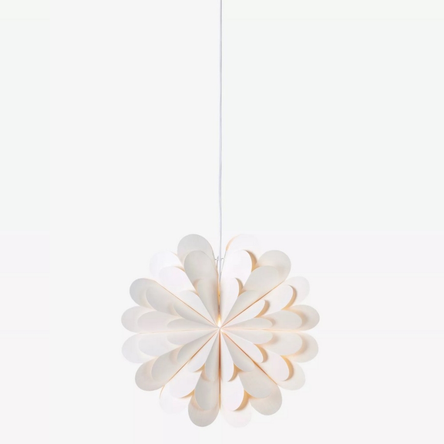 Markslöjd 705944 - Kalėdinė dekoracija MARAVILLA 1xE14/25W/230V d. 45 cm balta