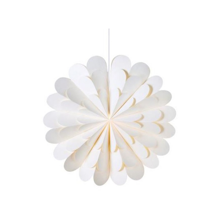 Markslöjd 705945 - Kalėdinė dekoracija MARAVILLA 1xE14/25W/230V d. 60 cm balta
