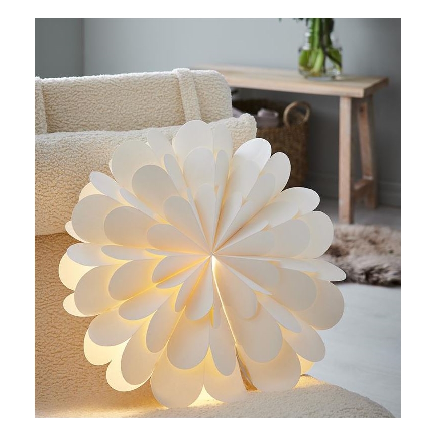Markslöjd 705945 - Kalėdinė dekoracija MARAVILLA 1xE14/25W/230V d. 60 cm balta