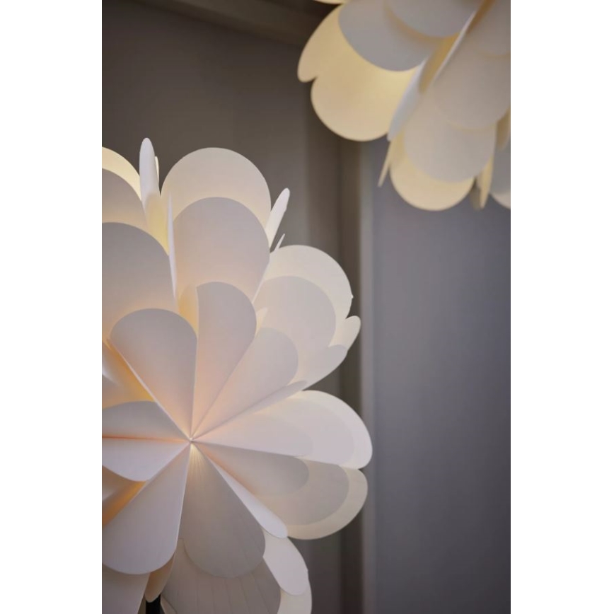 Markslöjd 705946 - Kalėdinė dekoracija MARAVILLA 1xE14/25W/230V 68 cm balta/juoda
