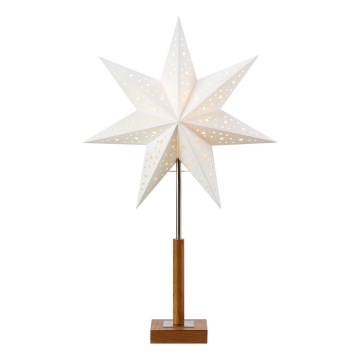 Markslöjd 706041 - Kalėdų dekoracija SOLVALLA 1xE14/25W/230V 35 cm balta/ąžuolas