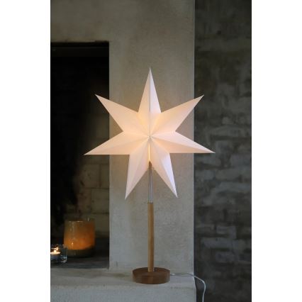 Markslöjd 706213 - Kalėdinė dekoracija SPERANZA 1xE14/6W/230V skersmuo 45 cm pušis/kreminė