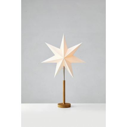 Markslöjd 706213 - Kalėdinė dekoracija SPERANZA 1xE14/6W/230V skersmuo 45 cm pušis/kreminė