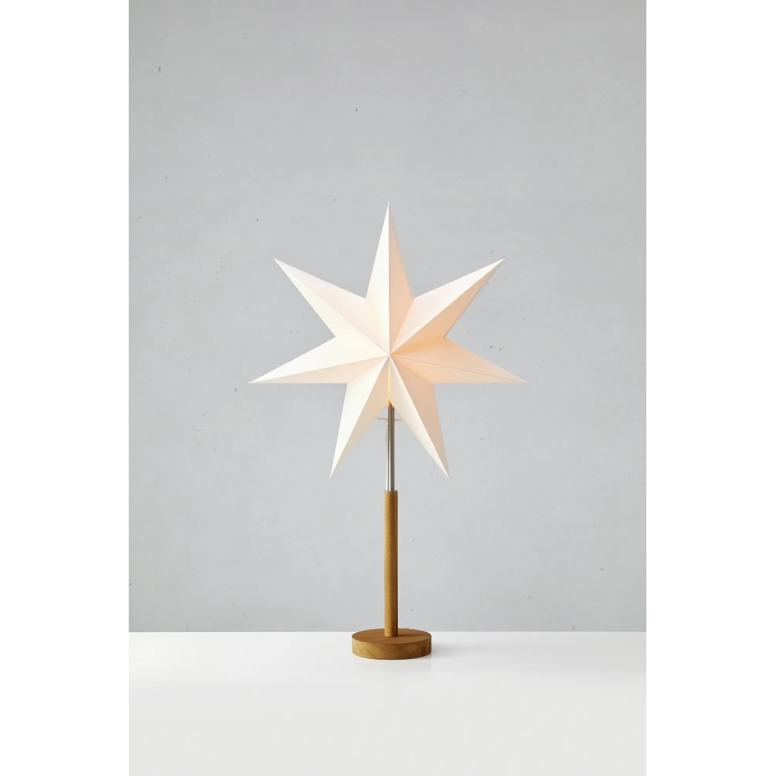 Markslöjd 706213 - Kalėdinė dekoracija SPERANZA 1xE14/6W/230V skersmuo 45 cm pušis/kreminė