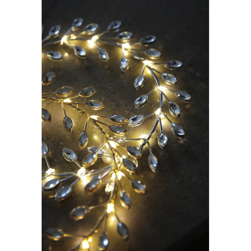 Markslöjd 706557 - LED Kalėdinė dekoracija ARIA LED/3,12W/2xAA sidabrinė