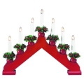 Markslöjd 8314,120 - Kalėdinė žvakidė TOMAS 7xE10/3W/230V raudona