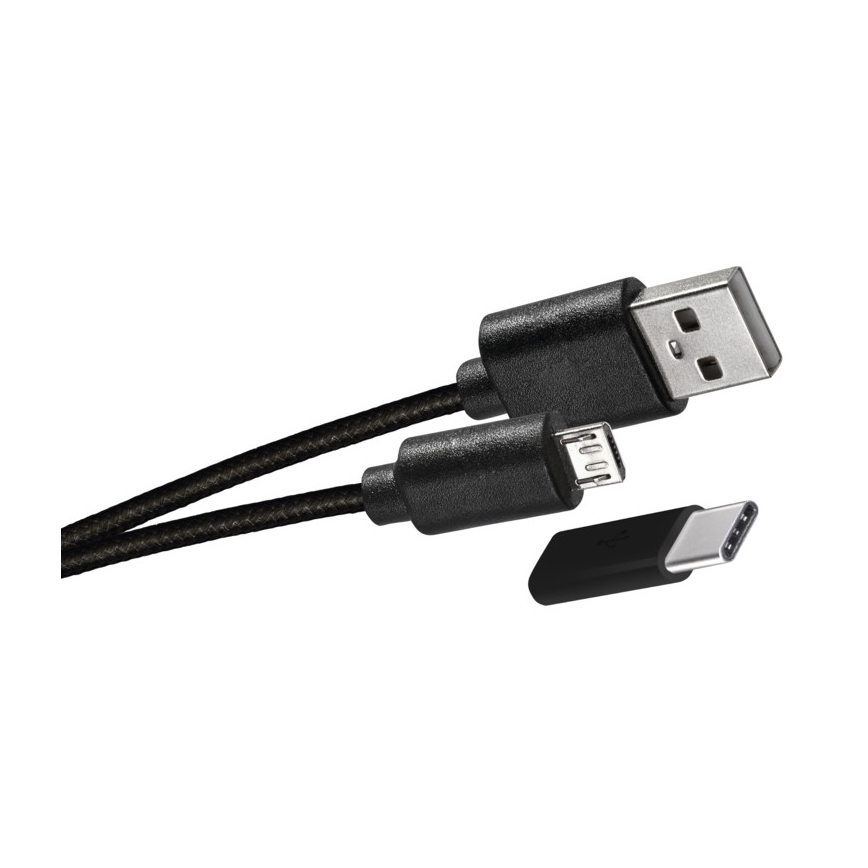 Mašininis pakrovėjas 2,1A + micro USB kabelis