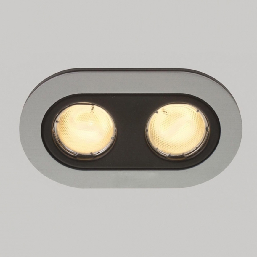 Massive 59657/48/10 - Įleidžiamas vonios šviestuvas HEZE 2xGU10/10W/230V