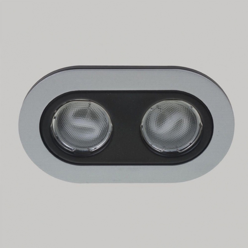 Massive 59657/48/10 - Įleidžiamas vonios šviestuvas HEZE 2xGU10/10W/230V