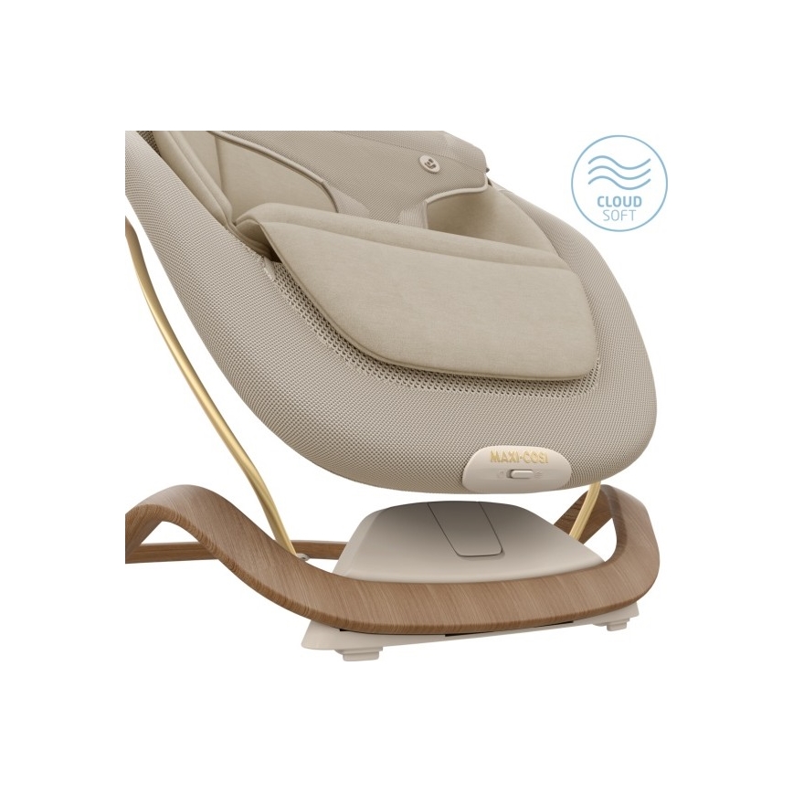 Maxi-Cosi - Kūdikių vibruojantis rokeris DOVE PRO 3xAA smėlio spalva