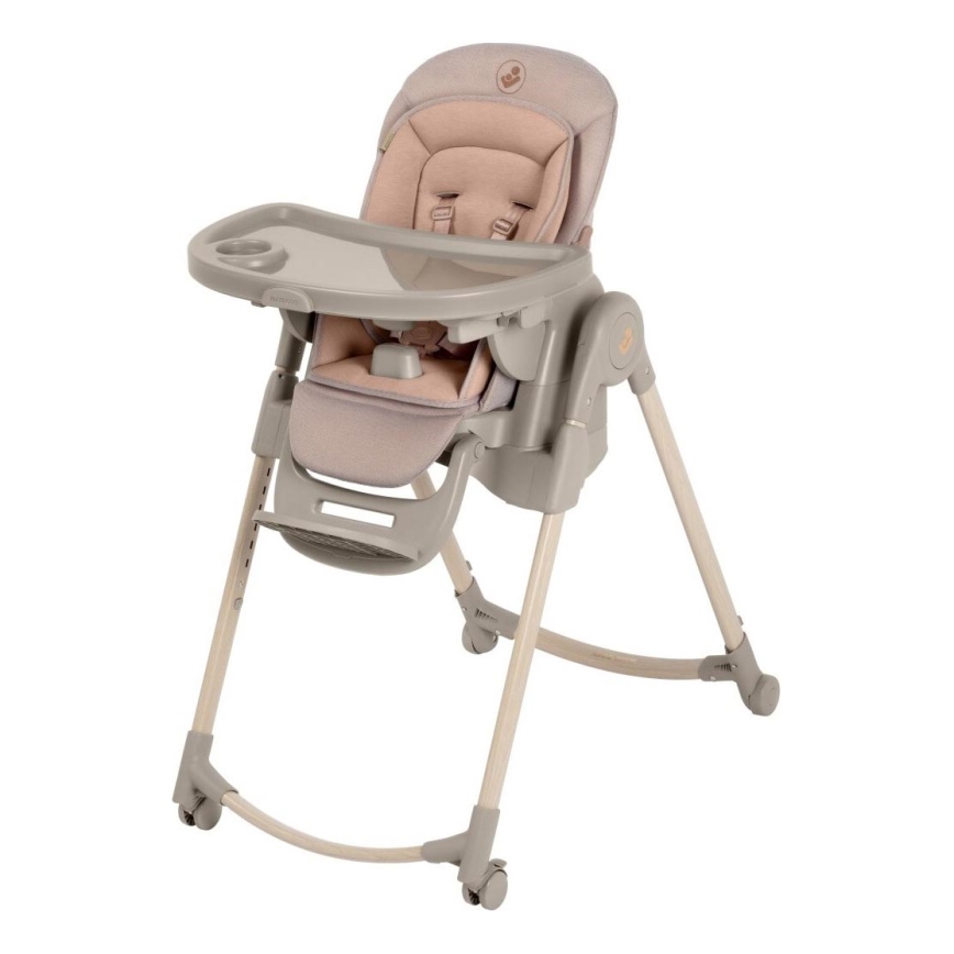 Maxi-Cosi - Vaikiška valgomojo kėdė MINLA PLUS smėlio spalva/rausva