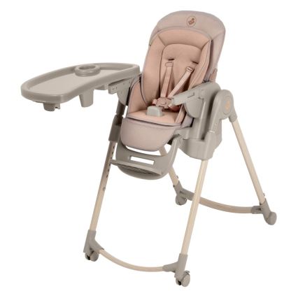Maxi-Cosi - Vaikiška valgomojo kėdė MINLA PLUS smėlio spalva/rausva