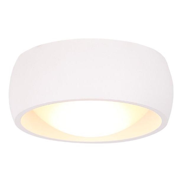 MAXLIGHT C0135 - LED lubinis vonios šviestuvas KODAK LED/8W/230V diametras 10,8 cm IP44 balta