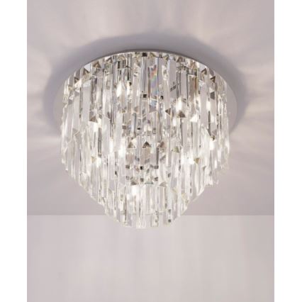 MAXLIGHT C0136 - Lubinis šviestuvas MONACO 9xG9/40W/230V diametras 42 cm blizgus chromas