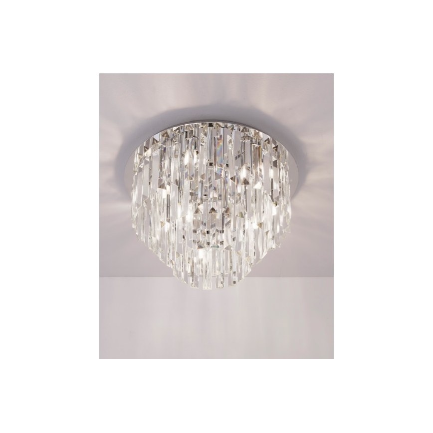 MAXLIGHT C0136 - Lubinis šviestuvas MONACO 9xG9/40W/230V diametras 42 cm blizgus chromas