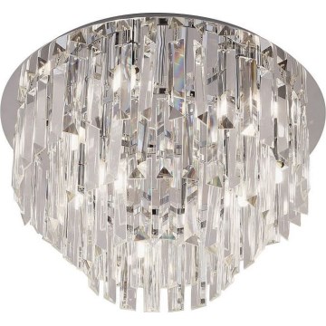 MAXLIGHT C0137 - Lubinis šviestuvas MONACO 15xG9/40W/230V diametras 60 cm blizgus chromas