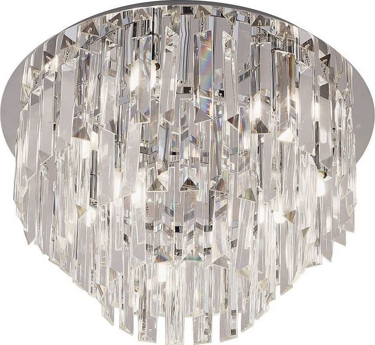 MAXLIGHT C0137 - Lubinis šviestuvas MONACO 15xG9/40W/230V diametras 60 cm blizgus chromas