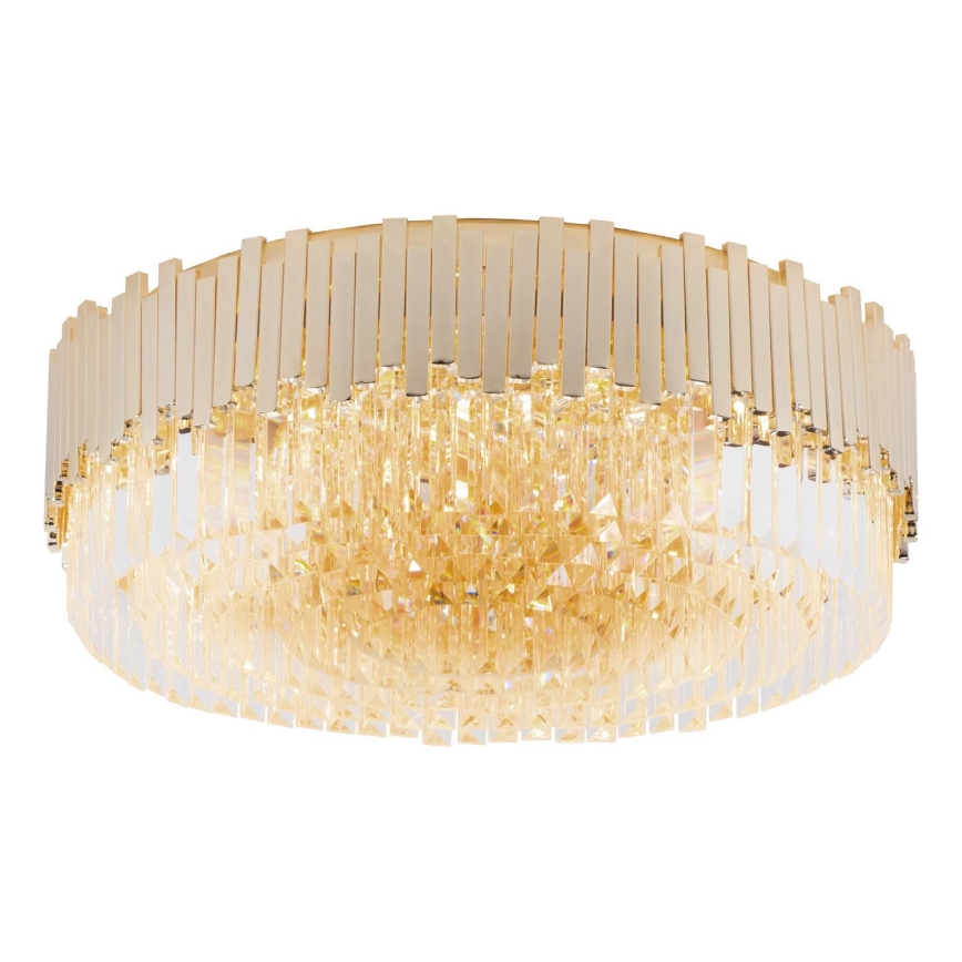 MAXLIGHT C0164 - Lubinis šviestuvas TREND 15xE14/40W/230V diametras 60 cm auksas