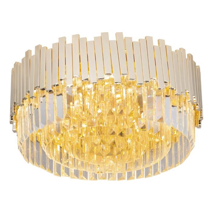 MAXLIGHT C0165 - Lubinis šviestuvas TREND 8xE14/40W/230V diametras 45 cm auksas