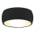 MAXLIGHT C0204 - LED lubinis vonios šviestuvas KODAK LED/8W/230V diametras 10,8 cm IP44 juoda