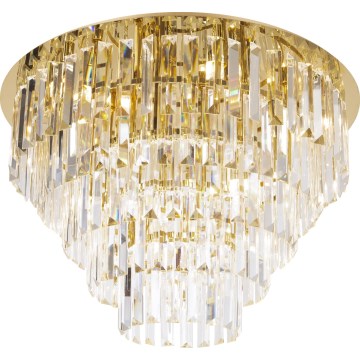 MAXLIGHT C0224 - Lubinis šviestuvas MONACO 16xG9/40W/230V diametras 80 cm auksas