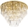 MAXLIGHT C0224 - Lubinis šviestuvas MONACO 16xG9/40W/230V diametras 80 cm auksas