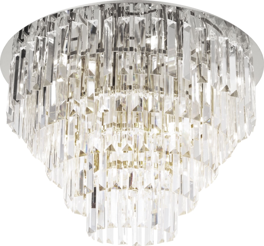 MAXLIGHT C0225 - Lubinis šviestuvas MONACO 16xG9/40W/230V diametras 80 cm blizgus chromas