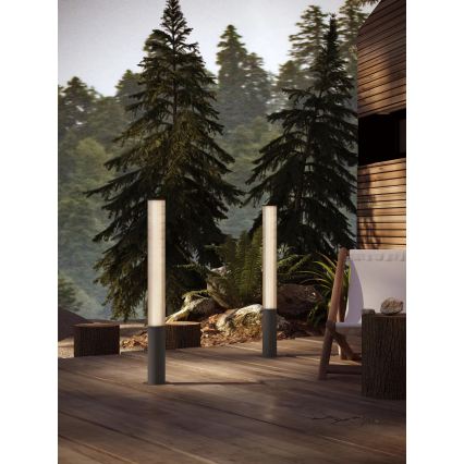 MAXLIGHT F0064 - LED Lauko šviestuvas GARDENIA LED/25W/230V 105 cm CRI 93 IP65 juoda