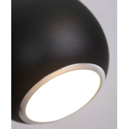 MAXLIGHT P0233 - Pakabinamas sietynas DROP 1xE27/40W/230V diametras 20 cm juoda