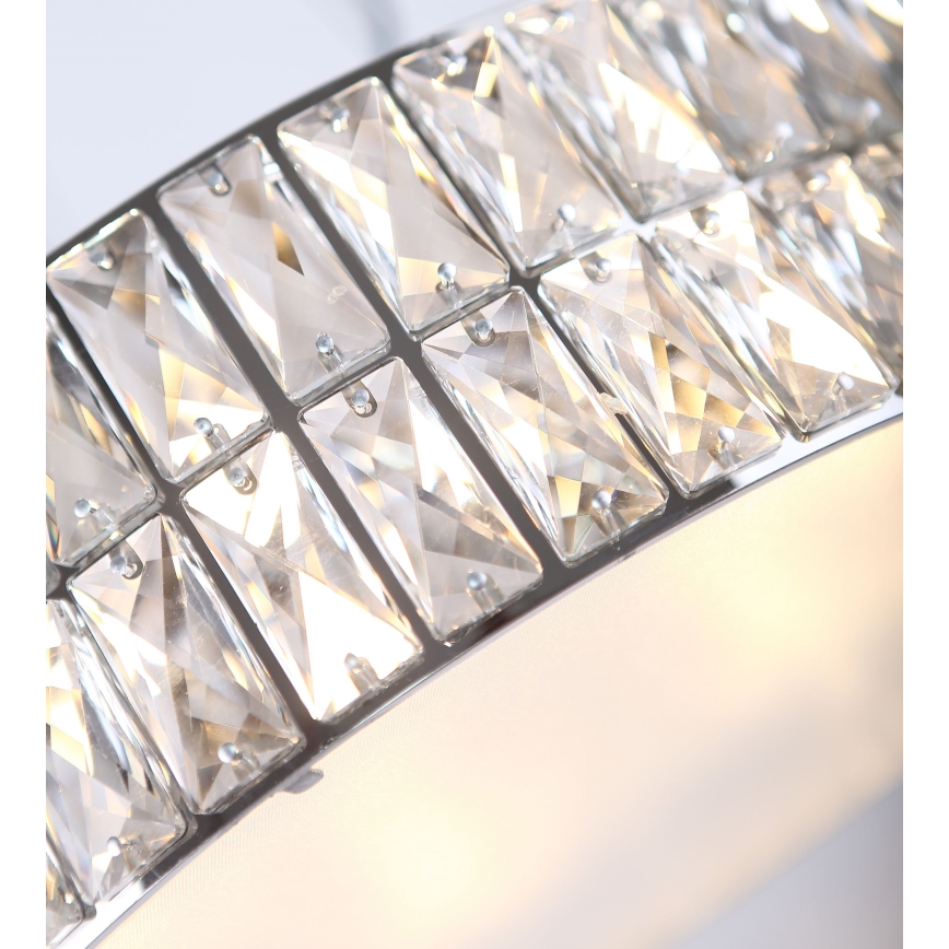MAXLIGHT P0236 - Pakabinamas sietynas DIAMANTE 5xG9/42W/230V diametras 38 cm blizgus chromas