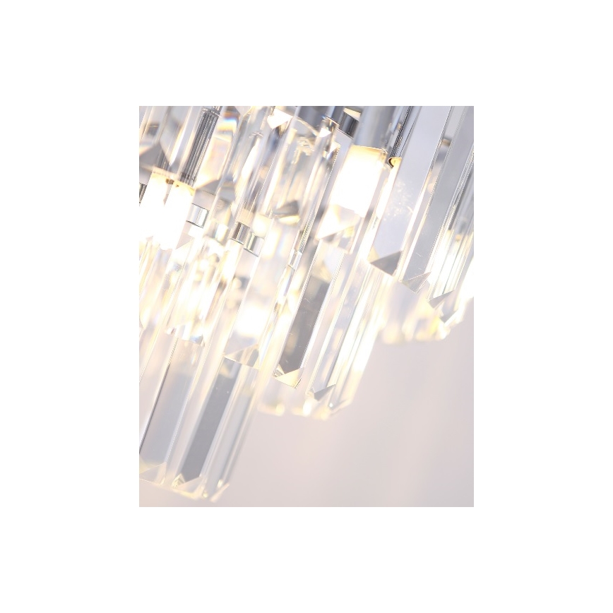 MAXLIGHT P0259 - Pakabinamas sietynas MONACO 9xG9/40W/230V diametras 42 cm blizgus chromas