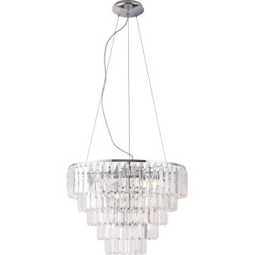 MAXLIGHT P0260 - Pakabinamas sietynas MONACO 15xG9/40W/230V diametras 60 cm blizgus chromas