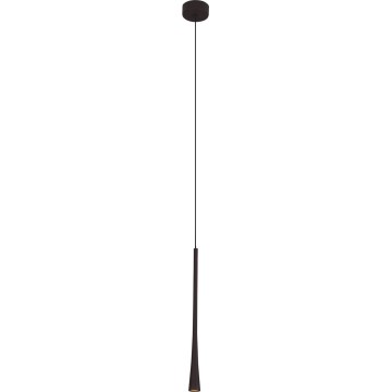 MAXLIGHT P0372 - LED Pakabinamas sietynas KAVA LED/7W/230V diametras 3 cm juoda