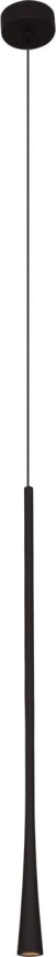 MAXLIGHT P0373 - LED Pakabinamas sietynas KAVA LED/7W/230V diametras 3 cm juoda